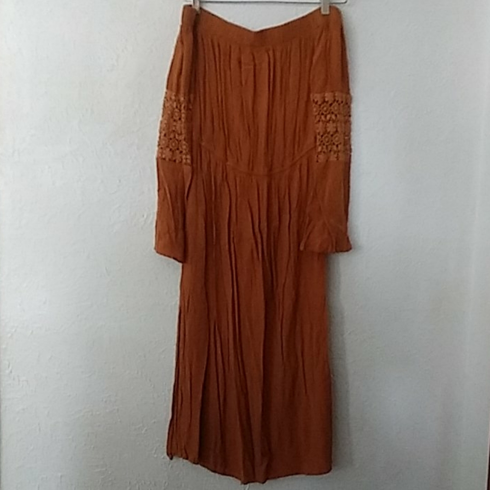 Saffron mustard midi dress